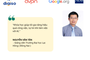 “Chúng tôi tin rằng kỹ năng AI sẽ trở thành một trong những năng lực quan trọng nhất của thế kỷ 21, đồng thời mở ra cơ hội thúc đẩy hợp tác và phát triển bền vững giữa các ngành và các quốc gia.” (3)
